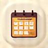 Calendar icon representing community events.