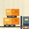 Bulk boxes icon representing wholesale goods.